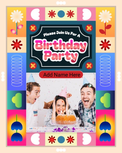 create free Please Join Us group card