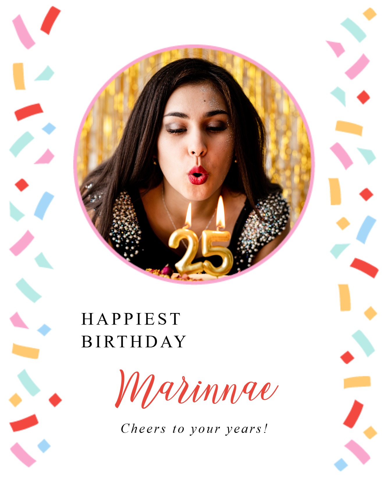 create free Colorful Confetti group card