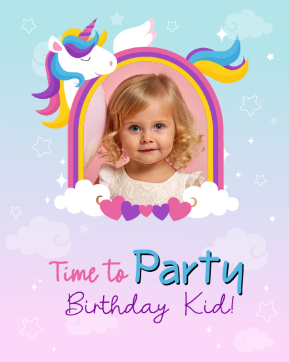 create free time to party group card