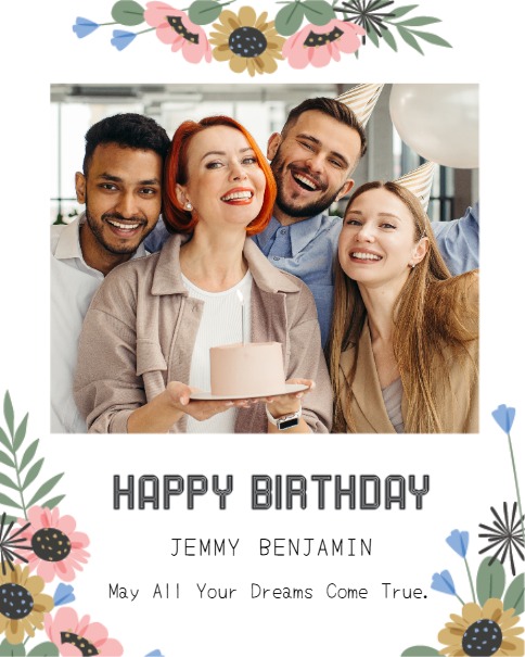 floral-photo-card